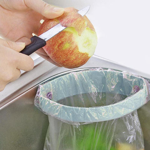 Cup Garbage Bag Kitchen Clip Garbage Storage Rack kitchen accessories organizer