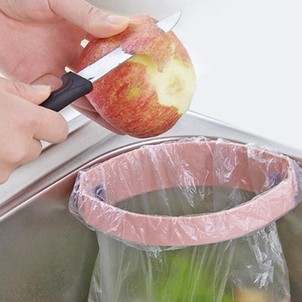 Cup Garbage Bag Kitchen Clip Garbage Storage Rack kitchen accessories organizer